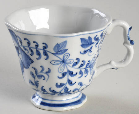 Blue Mum Footed Cup