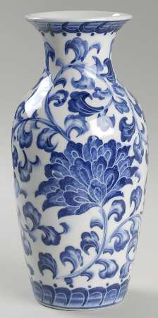 Blue Mum 8" Vase