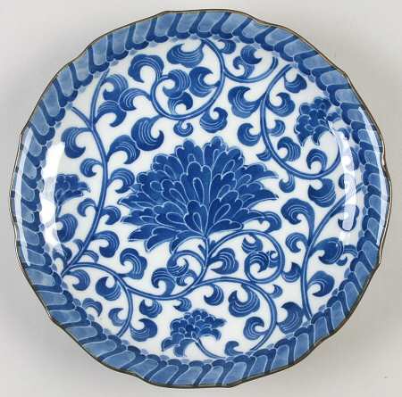 Blue Mum Salad Plate