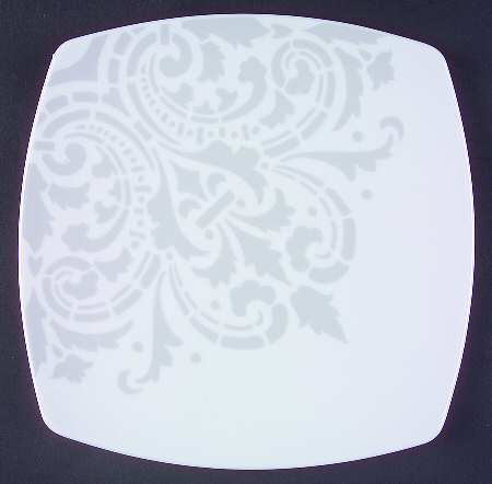 Rococo Square Dinner Plate