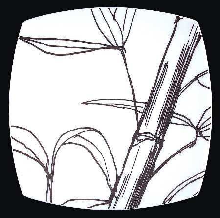 Bamboo Salad Plate