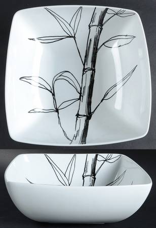 Bamboo 10" Square Vegetable Bowl