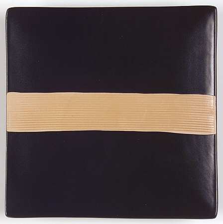 Bamboo Black Square Bread & Butter Plate