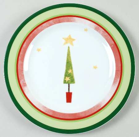Joyeux Noel Salad Plate