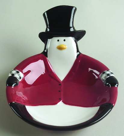 Santa's Little Helpers Penguin Candy Dish