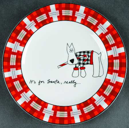 Santa's Little Helpers Accent Salad Plate