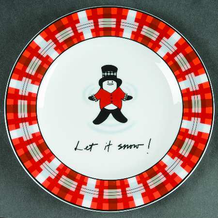 Santa's Little Helpers Accent Salad Plate
