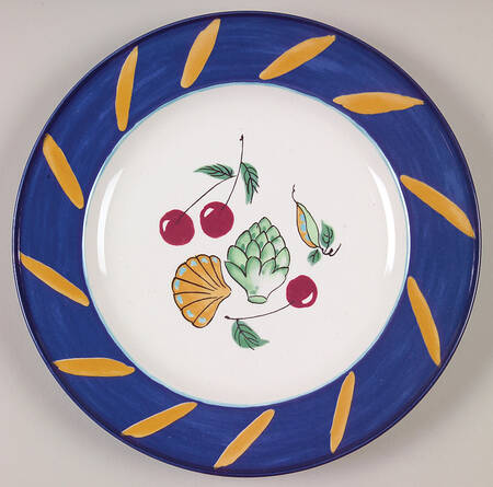 Ocean Collage Salad Plate