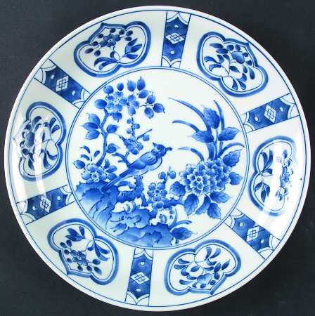 Japanese Blue & White Dinner Plate