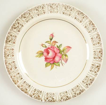 Duchess Rose Salad Plate