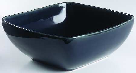 Hopscotch Navy Blue 10" Square Vegetable Bowl