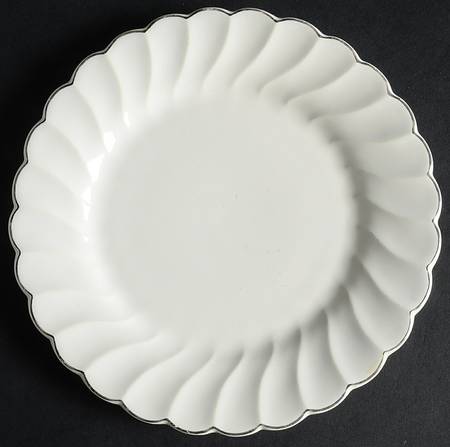 Platinum Tiara Salad Plate