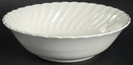 Platinum Tiara 8" Round Vegetable Bowl