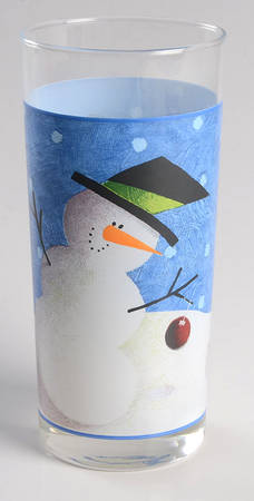 Cherry Snowman 14 Oz Glassware Tumbler
