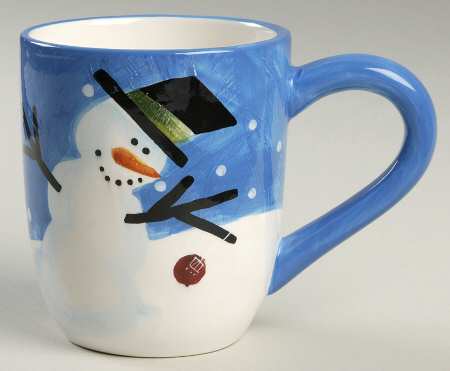 Cherry Snowman Mug