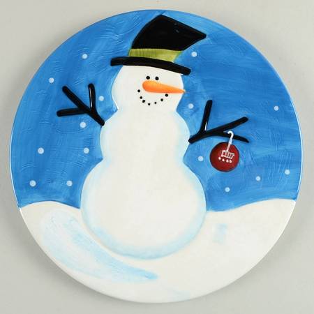 Cherry Snowman Trivet