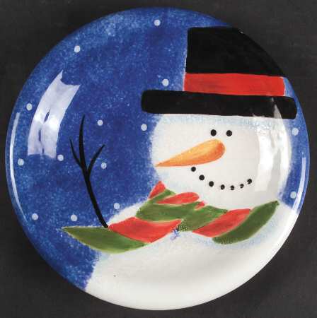 Snowy Day Salad Plate
