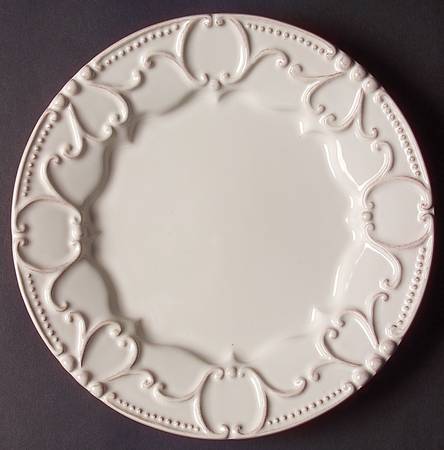 Isabella Ivory Salad Plate