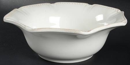 Isabella Ivory 12" Round Serving Bowl