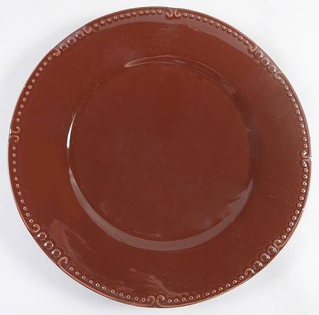 Isabella Chocolate Service Plate (Charger)