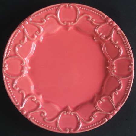 Isabella Coral Salad Plate