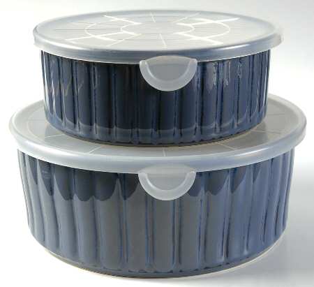 Concepts Eggplant (Set of 2) Ceramic Storage Bowls