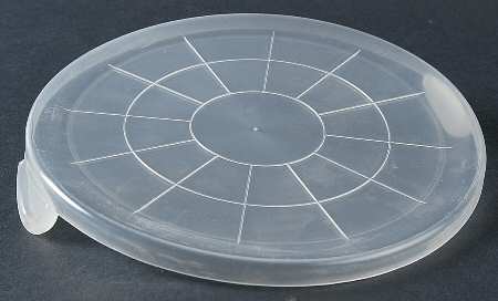 Concepts Eggplant 6" Storage Ceramic Bowl Plastic Lid