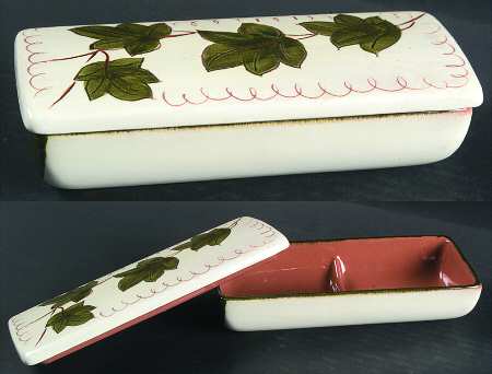 Ivy Divided Cigarette Box with Lid