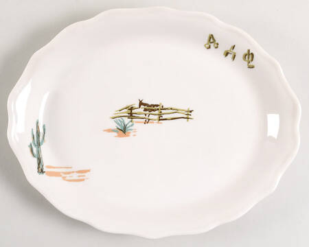 SY778 11" Oval Serving Platter