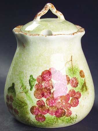 Vineyard (Scalloped) Sugar Bowl & Lid