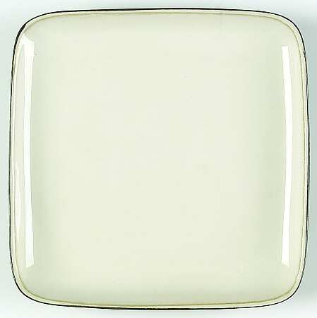 Sensation Black Square Salad Plate