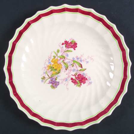 Fairy Dell (Red&amp;Green Bands) by Spode