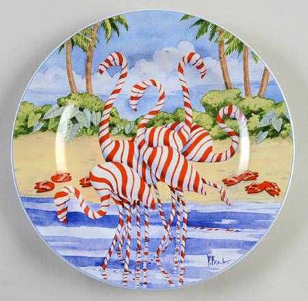 Coastal Christmas Salad Plate