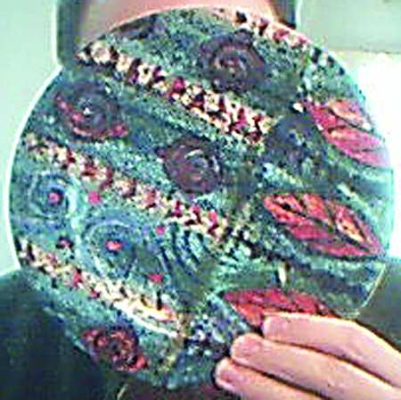 Gemstone Salad Plate