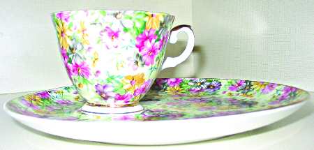 9600 Snack Plate & Cup Set