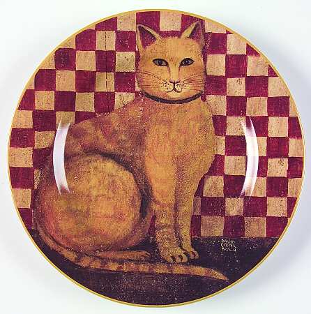 Country Kitties Salad/Dessert Plate