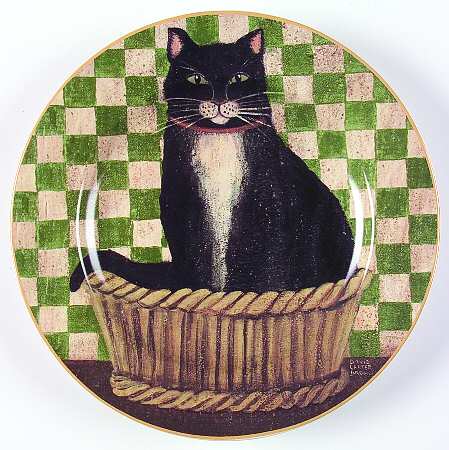 Country Kitties Salad/Dessert Plate
