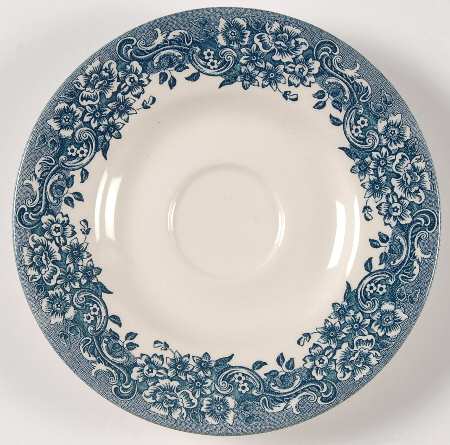 17th Century Blue Saucer