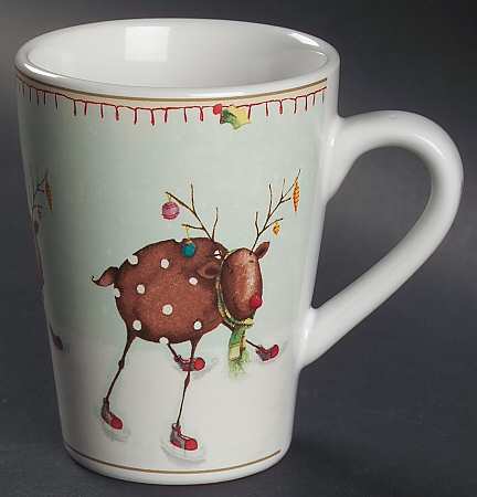 Reindeer Holiday Mug