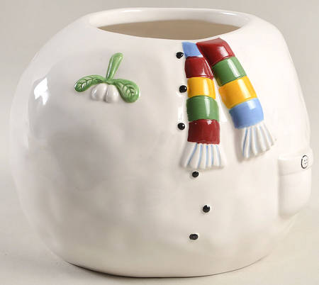 Snowmates Cream Figural Cookie Jar No Lid
