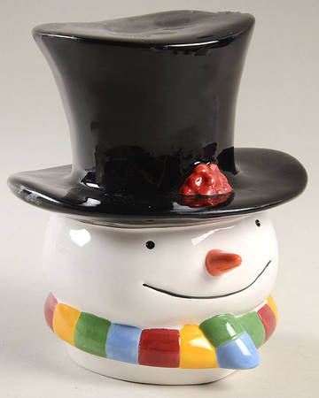 Snowmates Cream Lid for Figural Cookie Jar