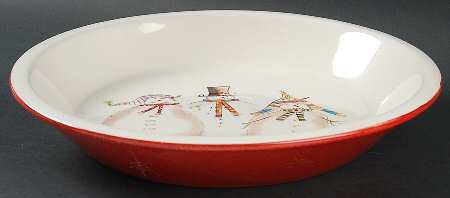 Snowmates Cream 10" Pie Baking Plate