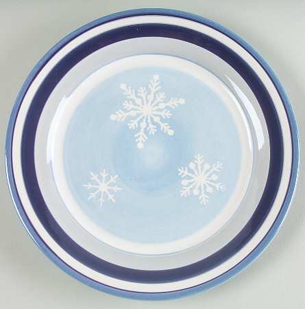 Winter Frost Salad Plate by St Nicholas Square