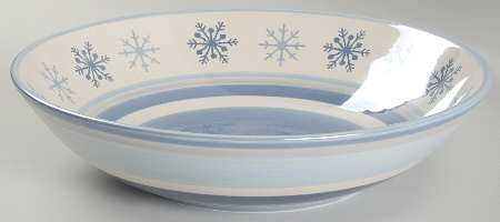 Winter Frost 12" Pasta Serving Bowl
