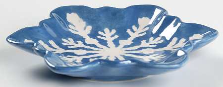 Winter Frost Open Candy Dish by St Nicholas Square