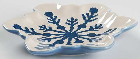 Winter Frost Open Candy Dish by St Nicholas Square