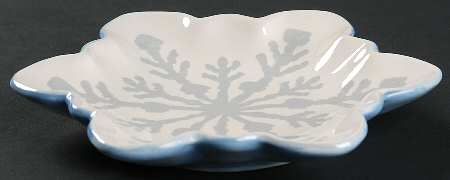 Winter Frost Open Candy Dish