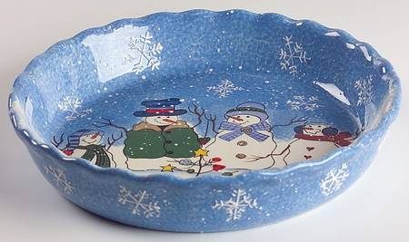 Button Tree Button Up Pie Serving Plate