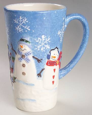 Button Tree Button Up Latte Mug