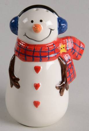 Button Tree Button Up Figural Salt Shaker